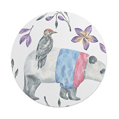 Questo Casa , Okrągły Drukowane Cyfrowo Podkładka Pod Mysz, Antypoślizgowa Podstawa, Średnica: 22 Cm Questo Casa , Okrągły Drukowane Cyfrowo Podkładka Pod Mysz, Antypoślizgowa Podstawa, Średnica: 22 Cm