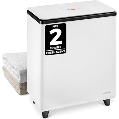 SereneLife Rectangular Towel Warmer Bucket, Large Capacity Single Touch Towel & Blanket Warmer With Insulated Lid, Holds 2 Large Towels/Blanket, Auto Shut-Off For Safety, Black SereneLife Rectangular Towel Warmer Bucket, Large Capacity Single Touch Towel & Blanket Warmer With Insulated Lid, Holds 2 Large Towels/Blanket, Auto Shut-Off For Safety, Black