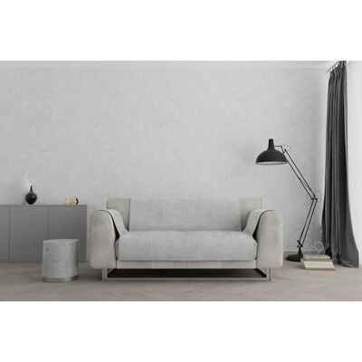 Italian Bed Linen COMFORT antypoślizgowe pokrowce na sofę wykonane we Włoszech, jasny szary, 2 miejsca Italian Bed Linen COMFORT antypoślizgowe pokrowce na sofę wykonane we Włoszech, jasny szary, 2 miejsca