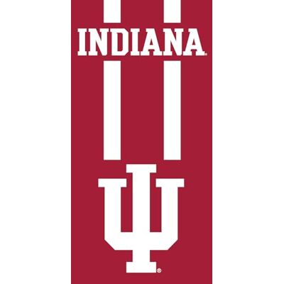 1COL720000026RET Oficjalnie licencjonowany ręcznik plażowy NCAA Indiana Hoosiers "Zone Read", 76 x 152 cm, wielokolorowy 1COL720000026RET Oficjalnie licencjonowany ręcznik plażowy NCAA Indiana Hoosiers "Zone Read", 76 x 152 cm, wielokolorowy
