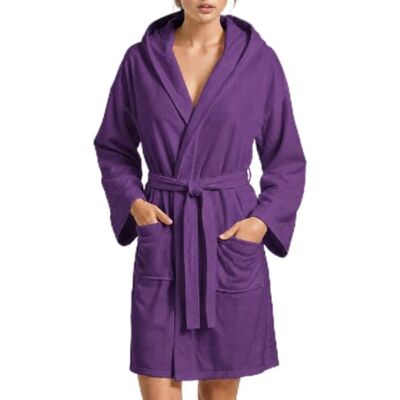 8052597128829 PETTI Artigiani Italiani Szlafrok z Mikrofibry Męski Damski z Kapturem, Kieszeniami, Paskiem, Unisex Szybkoschnący na Siłownię, Basen, Plażę, Spa, Fioletowy, M 8052597128829 PETTI Artigiani Italiani Szlafrok z Mikrofibry Męski Damski z Kapturem, Kieszeniami, Paskiem, Unisex Szybkoschnący na Siłownię, Basen, Plażę, Spa, Fioletowy, M