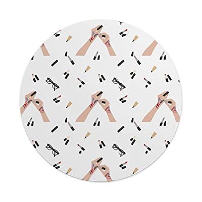 Questo Casa , Okrągły Drukowane Cyfrowo Podkładka Pod Mysz, Antypoślizgowa Podstawa, Średnica: 22 Cm Questo Casa , Okrągły Drukowane Cyfrowo Podkładka Pod Mysz, Antypoślizgowa Podstawa, Średnica: 22 Cm