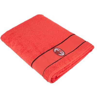 Ręcznik AC Milan - Uniwersalny Rozmiar - Czerwony/Czarny - Unisex Ręcznik AC Milan - Uniwersalny Rozmiar - Czerwony/Czarny - Unisex