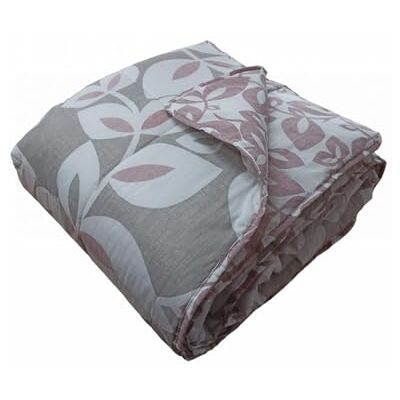 Catherine Lansfield Inga Leaf Narzuta 240x220 Różowy Catherine Lansfield Inga Leaf Narzuta 240x220 Różowy