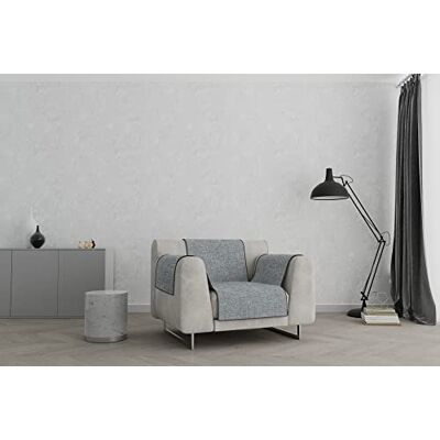 Italian Bed Linen COMFORT antypoślizgowa sofa wykonana we Włoszech, ciemny szary, 1 miejsce Italian Bed Linen COMFORT antypoślizgowa sofa wykonana we Włoszech, ciemny szary, 1 miejsce