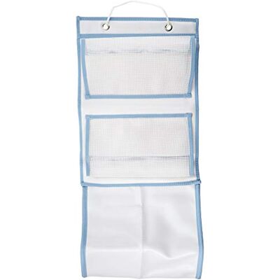 Spirella ORDENATION POCKY PAPERHOLDER WHITE/LIG.BL 1202446, biały, Estandar Spirella ORDENATION POCKY PAPERHOLDER WHITE/LIG.BL 1202446, biały, Estandar