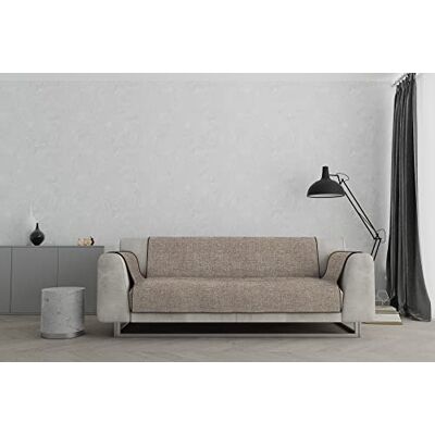 Italian Bed Linen COMFORT antypoślizgowa sofa wykonana we Włoszech, brązowy, 3 miejsca Italian Bed Linen COMFORT antypoślizgowa sofa wykonana we Włoszech, brązowy, 3 miejsca
