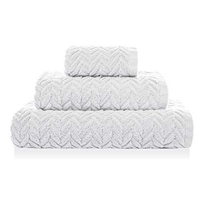 Sorema Ręcznik kąpielowy 70 x 140 cm biały Chevron Sorema Ręcznik kąpielowy 70 x 140 cm biały Chevron