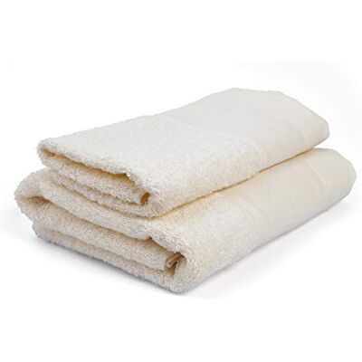 FILET Ago.fil S.r.l. Para ręczników 60 x 105 – 40 x 60 kość słoniowa FILET Ago.fil S.r.l. Para ręczników 60 x 105 – 40 x 60 kość słoniowa