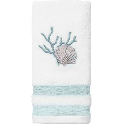Avanti Linens Kolekcja Coastal Terrazzo, bawełna, wielokolorowy, ręcznik na palec Avanti Linens Kolekcja Coastal Terrazzo, bawełna, wielokolorowy, ręcznik na palec