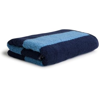 Möve Superwuschel ręcznik w paski 50 x 100 cm ze 100% bawełny, deap sea/chaber Möve Superwuschel ręcznik w paski 50 x 100 cm ze 100% bawełny, deap sea/chaber