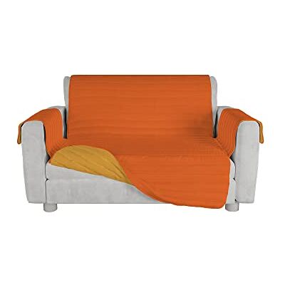 Italian Bed Linen Sofa Pikowane Trendy, Pomarańczowy/Żółty, 2 Miejsca Italian Bed Linen Sofa Pikowane Trendy, Pomarańczowy/Żółty, 2 Miejsca