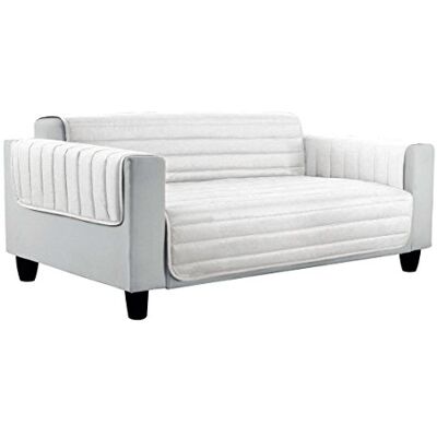Italian Bed Linen Elegant Pokrowce na kanapę, Doubleface, białe 2 miejsca, 100% mikrofibra, 1 Italian Bed Linen Elegant Pokrowce na kanapę, Doubleface, białe 2 miejsca, 100% mikrofibra, 1