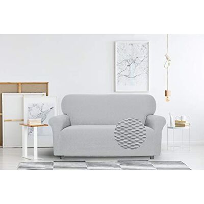 Italian Bed Linen Sogni e capricci "Fashionable" pokrowiec na sofę, 2 miejsca, Jasnoszary Italian Bed Linen Sogni e capricci "Fashionable" pokrowiec na sofę, 2 miejsca, Jasnoszary