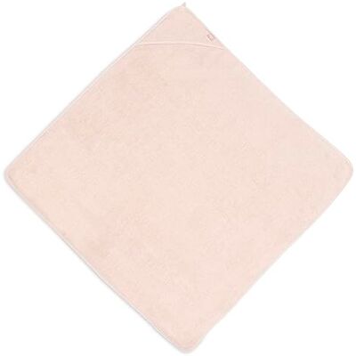 Jollein Ręcznik kąpielowy z kapturem frotte 100 x 100 cm Pale Pink 534-836-00090 Jollein Ręcznik kąpielowy z kapturem frotte 100 x 100 cm Pale Pink 534-836-00090