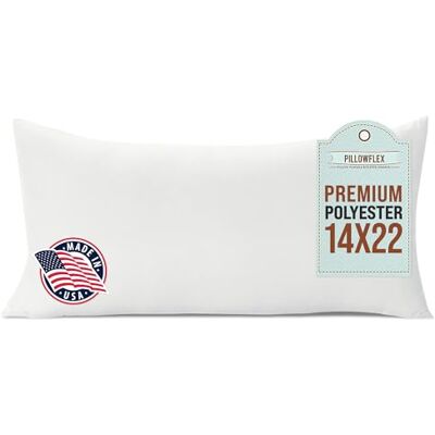 Pillowflex Poliestrowa poduszka premium – 35 x 56 cm, można prać w pralce, poduszka akcentująca, poduszka lędźwiowa na plecy, poduszka podróżna, poduszka pod szyję, 1 poduszka dekoracyjna Pillowflex Poliestrowa poduszka premium – 35 x 56 cm, można prać w pralce, poduszka akcentująca, poduszka lędźwiowa na plecy, poduszka podróżna, poduszka pod szyję, 1 poduszka dekoracyjna
