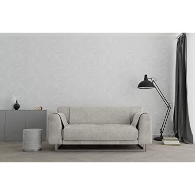 Italian Bed Linen COMFORT antypoślizgowe pokrowce na sofę wykonane we Włoszech, beżowy, 2 Maxi Italian Bed Linen COMFORT antypoślizgowe pokrowce na sofę wykonane we Włoszech, beżowy, 2 Maxi