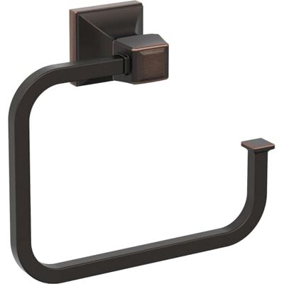 Amerock BH36022ORB pierścień na ręcznik z brązu z oleju, uchwyt na ręczniki o długości 146 mm, Mulholland, uchwyt na ręczniki do rąk na ścianę łazienkową, mały uchwyt na ręczniki kuchenne, akcesoria Amerock BH36022ORB pierścień na ręcznik z brązu z oleju, uchwyt na ręczniki o długości 146 mm, Mulholland, uchwyt na ręczniki do rąk na ścianę łazienkową, mały uchwyt na ręczniki kuchenne, akcesoria