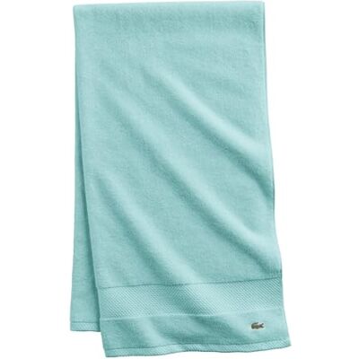 Lacoste Heritage Supima bawełniany ręcznik kąpielowy, miętowy, 89 cm x 178 cm Lacoste Heritage Supima bawełniany ręcznik kąpielowy, miętowy, 89 cm x 178 cm