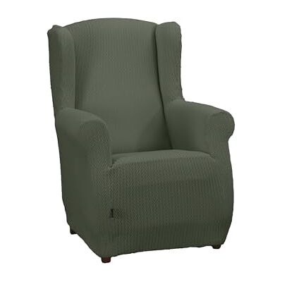 Estoralis Sumatra Bi-elastyczny pokrowiec na fotel Super elastyczna tkanina C-12 ciemnozielona na fotel z uchem 70-110 cm ochrona jakości Super regulowany Estoralis Sumatra Bi-elastyczny pokrowiec na fotel Super elastyczna tkanina C-12 ciemnozielona na fotel z uchem 70-110 cm ochrona jakości Super regulowany