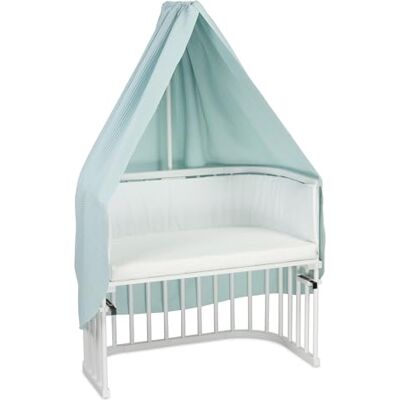 babybay Sky piqué waflowe do uchwytu mobilnego pasuje do wszystkich modeli do 96 cm długości, delikatny błękit babybay Sky piqué waflowe do uchwytu mobilnego pasuje do wszystkich modeli do 96 cm długości, delikatny błękit