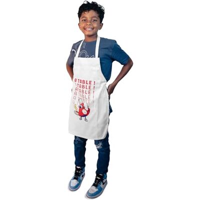 1LTTC-MOC PARIS 2024 EFR OLY CHEF Fartuch kuchenny dla dzieci 100% bawełna OEKO-TEX 60x40 cm Biały, biały, rozmiar uniwersalny 1LTTC-MOC PARIS 2024 EFR OLY CHEF Fartuch kuchenny dla dzieci 100% bawełna OEKO-TEX 60x40 cm Biały, biały, rozmiar uniwersalny