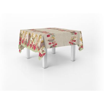 Italian Bed Linen Cyfrowy obrus z nadrukiem, 150 x 150 cm granat Italian Bed Linen Cyfrowy obrus z nadrukiem, 150 x 150 cm granat