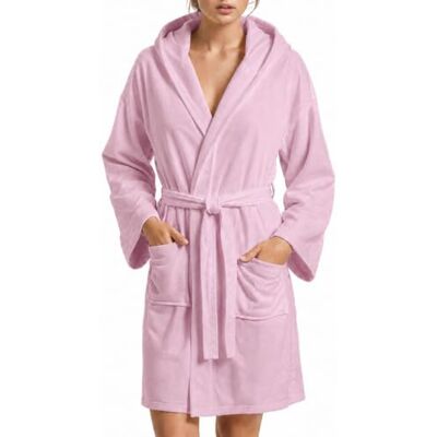 8052597128867 PETTI Artigiani Italiani Szlafrok z Mikrofibry Męski Damski z Kapturem, Kieszeniami, Paskiem, Unisex Szybkoschnący na Siłownię, Basen, Plażę, Spa, Pudrowy Róż, S 8052597128867 PETTI Artigiani Italiani Szlafrok z Mikrofibry Męski Damski z Kapturem, Kieszeniami, Paskiem, Unisex Szybkoschnący na Siłownię, Basen, Plażę, Spa, Pudrowy Róż, S