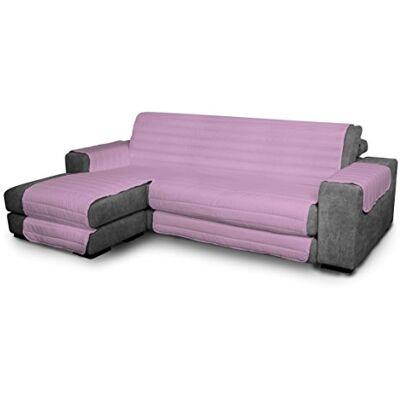 Italian Bed Linen Elegancki pikowany pokrowiec na sofę, liliowy 240 cm szezlonga Italian Bed Linen Elegancki pikowany pokrowiec na sofę, liliowy 240 cm szezlonga