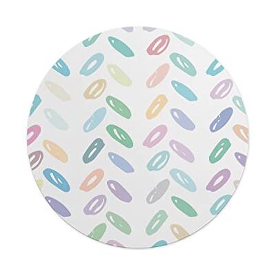 Questo Casa , Okrągły Drukowane Cyfrowo Podkładka Pod Mysz, Antypoślizgowa Podstawa, Średnica: 22 Cm Questo Casa , Okrągły Drukowane Cyfrowo Podkładka Pod Mysz, Antypoślizgowa Podstawa, Średnica: 22 Cm