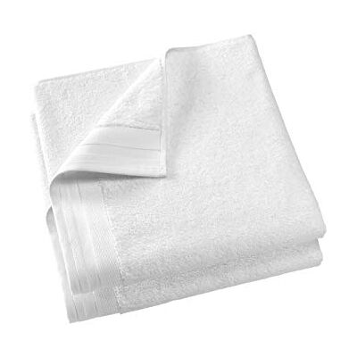 De Witte Lietaer Contessa Luxe Zestaw 2 prześcieradeł prysznicowych, bawełna, biała 70x140 cm De Witte Lietaer Contessa Luxe Zestaw 2 prześcieradeł prysznicowych, bawełna, biała 70x140 cm