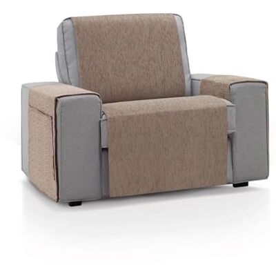 ECOMMERC3 Pokrowiec na sofę 1-osobową 55 x 220 cm Miękki w dotyku pokrowiec na sofę w kolorze lnu 100% Made in Spain ECOMMERC3 Pokrowiec na sofę 1-osobową 55 x 220 cm Miękki w dotyku pokrowiec na sofę w kolorze lnu 100% Made in Spain