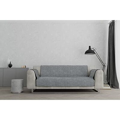 Italian Bed Linen COMFORT antypoślizgowe pokrowce na sofę wykonane we Włoszech, ciemny szary, 3 miejsca Italian Bed Linen COMFORT antypoślizgowe pokrowce na sofę wykonane we Włoszech, ciemny szary, 3 miejsca