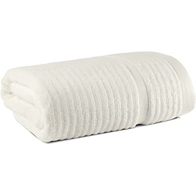 Caleffi Stripe Ręcznik Łazienkowy, Bawełna, Śmietana, CM. 100x150, 73866, Caleffi Stripe Ręcznik Łazienkowy, Bawełna, Śmietana, CM. 100x150, 73866,