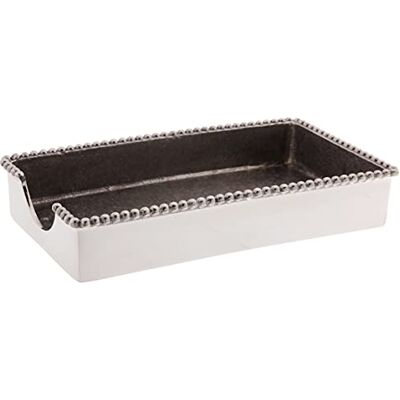 MARIPOSA 2242-G pudełko na ręczniki dla gości z koralikami, 100% aluminium z recyklingu MARIPOSA 2242-G pudełko na ręczniki dla gości z koralikami, 100% aluminium z recyklingu