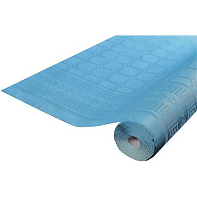 Exacompta Pro Nappe R480639I Profesjonalny obrus ze wzorem papieru damaszkowego w rolce 6m długości x 1,20m szerokości jednorazowy, uniwersalny szykowny i klasyczny, nakrycie 12 sztuk kolor turkusowo niebieski Exacompta Pro Nappe R480639I Profesjonalny obrus ze wzorem papieru damaszkowego w rolce 6m długości x 1,20m szerokości jednorazowy, uniwersalny szykowny i klasyczny, nakrycie 12 sztuk kolor turkusowo niebieski