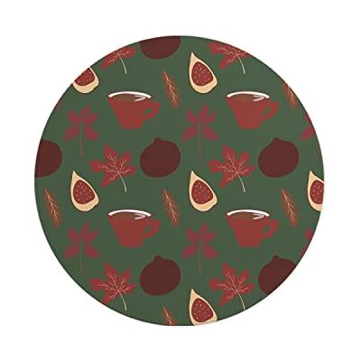 Questo Casa , Okrągły Drukowane Cyfrowo Podkładka Pod Mysz, Antypoślizgowa Podstawa, Średnica: 22 Cm Questo Casa , Okrągły Drukowane Cyfrowo Podkładka Pod Mysz, Antypoślizgowa Podstawa, Średnica: 22 Cm
