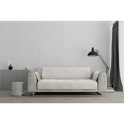 Italian Bed Linen COMFORT antypoślizgowa sofa wykonana we Włoszech, Śmietanka, 3 miejsca Italian Bed Linen COMFORT antypoślizgowa sofa wykonana we Włoszech, Śmietanka, 3 miejsca