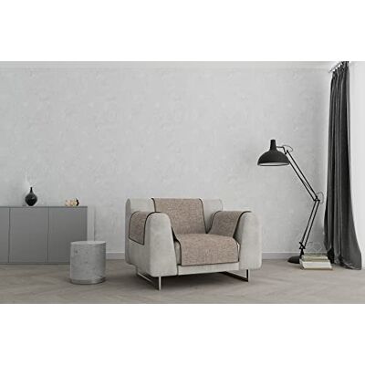Italian Bed Linen COMFORT antypoślizgowa sofa wykonana we Włoszech, Brązowy, 1 Miejsce Italian Bed Linen COMFORT antypoślizgowa sofa wykonana we Włoszech, Brązowy, 1 Miejsce