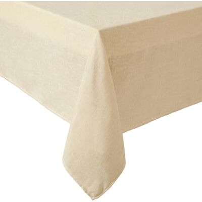 Laura Ashley Harper Luksusowo gładki obrus z tkaniny na formalną lub codzienną kolację, wakacje, bankiet, ślub lub imprezę, 152 cm x 213 cm, żółty Laura Ashley Harper Luksusowo gładki obrus z tkaniny na formalną lub codzienną kolację, wakacje, bankiet, ślub lub imprezę, 152 cm x 213 cm, żółty