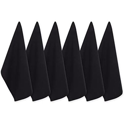 DII Bawełniana tkanina płaska, czarny, mały zestaw, 18 x 28 DII Bawełniana tkanina płaska, czarny, mały zestaw, 18 x 28