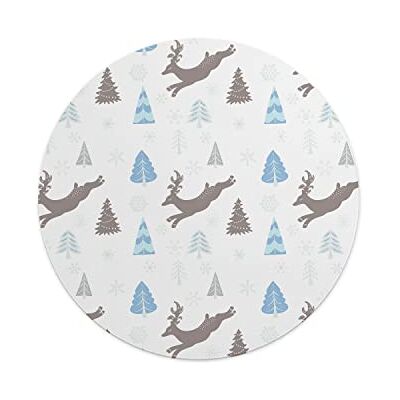 Questo Casa , Okrągły Drukowane Cyfrowo Podkładka Pod Mysz, Antypoślizgowa Podstawa, Średnica: 22 Cm Questo Casa , Okrągły Drukowane Cyfrowo Podkładka Pod Mysz, Antypoślizgowa Podstawa, Średnica: 22 Cm