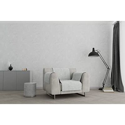 Italian Bed Linen COMFORT antypoślizgowa sofa wykonana we Włoszech, jasny szary, 1 miejsce Italian Bed Linen COMFORT antypoślizgowa sofa wykonana we Włoszech, jasny szary, 1 miejsce