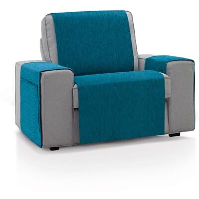 ECOMMERC3 Pokrowiec na sofę 1-osobową 55 x 220 cm Niebieski miękki w dotyku pokrowiec na sofę 100% Made in Spain ECOMMERC3 Pokrowiec na sofę 1-osobową 55 x 220 cm Niebieski miękki w dotyku pokrowiec na sofę 100% Made in Spain