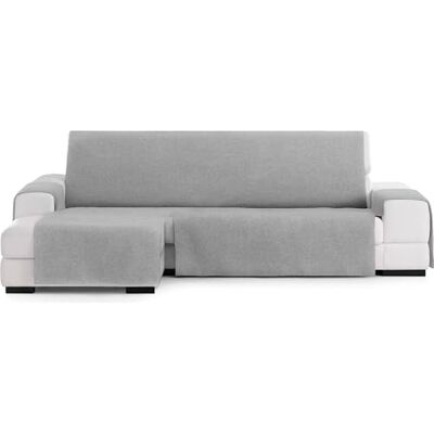 ECOMMERC3 Uniwersalny i wszechstronny pokrowiec na sofę Chaiselongue Extra Left Pokrowiec na sofę szezlongunkową w kolorze szarym ochraniacz, łatwy do nałożenia na oparcie, siedzisko i ramiona ECOMMERC3 Uniwersalny i wszechstronny pokrowiec na sofę Chaiselongue Extra Left Pokrowiec na sofę szezlongunkową w kolorze szarym ochraniacz, łatwy do nałożenia na oparcie, siedzisko i ramiona