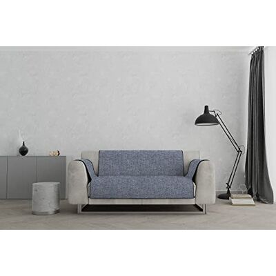 Italian Bed Linen COMFORT antypoślizgowe pokrowce na sofę wykonane we Włoszech, ciemnoniebieski, 2 miejsca Maxi Italian Bed Linen COMFORT antypoślizgowe pokrowce na sofę wykonane we Włoszech, ciemnoniebieski, 2 miejsca Maxi
