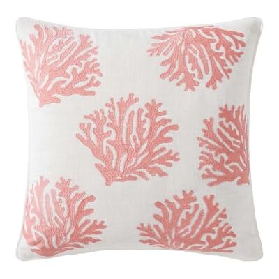 Tommy Bahama Poduszka dekoracyjna, miękka bawełna, z zamkiem błyskawicznym, tropikalny design, idealna na łóżko lub kanapę, 50 x 50 cm, pomarańczowy (Coral Island Orange) Tommy Bahama Poduszka dekoracyjna, miękka bawełna, z zamkiem błyskawicznym, tropikalny design, idealna na łóżko lub kanapę, 50 x 50 cm, pomarańczowy (Coral Island Orange)