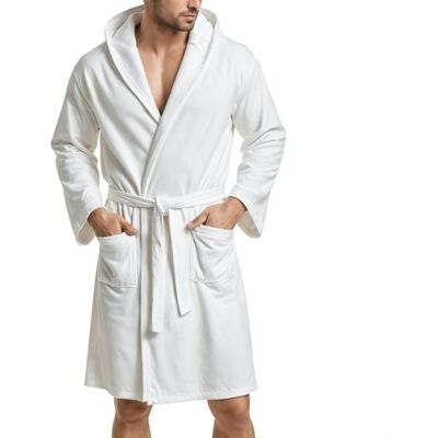 8056897035382 PETTI Artigiani Italiani Szlafrok z Mikrofibry Męski Damski z Kapturem, Kieszeniami, Paskiem, Unisex Szybkoschnący na Siłownię, Basen, Plażę, Spa, Biały, M 8056897035382 PETTI Artigiani Italiani Szlafrok z Mikrofibry Męski Damski z Kapturem, Kieszeniami, Paskiem, Unisex Szybkoschnący na Siłownię, Basen, Plażę, Spa, Biały, M