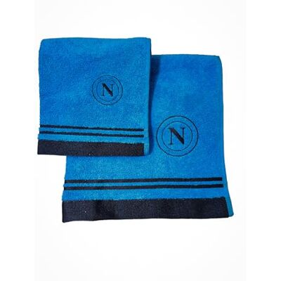 hermet SSC Napoli ręczniki kąpielowe, zestaw 2 ręczników kąpielowych, ręcznik do twarzy, ręcznik bidet, oficjalny produkt, 100% bawełna, 2-częściowy zestaw hermet SSC Napoli ręczniki kąpielowe, zestaw 2 ręczników kąpielowych, ręcznik do twarzy, ręcznik bidet, oficjalny produkt, 100% bawełna, 2-częściowy zestaw
