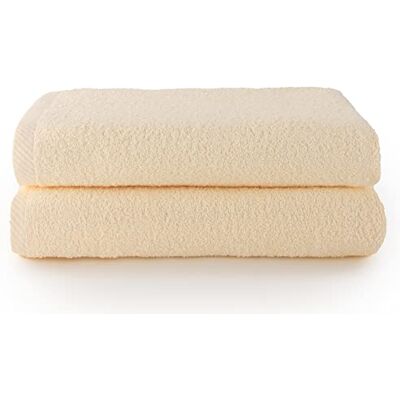 Top Towel Plus Duże ręczniki kąpielowe Ręczniki kąpielowe 2 ręczniki kąpielowe 100 x 150 cm Bawełna 100% Natural Top Towel Plus Duże ręczniki kąpielowe Ręczniki kąpielowe 2 ręczniki kąpielowe 100 x 150 cm Bawełna 100% Natural